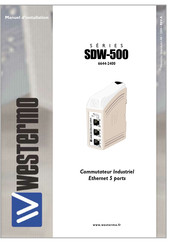 Westermo SDW-541-MM-SC2LV Manuel D'installation
