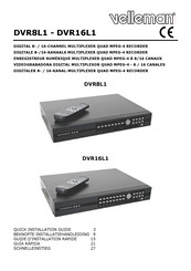 Velleman DVR16L1 Guide D'installation Rapide