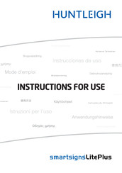 Huntleigh smartsignsLitePlus Mode D'emploi