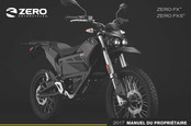 Zero Motorcycles ZERO FX 2017 Manuel Du Propriétaire