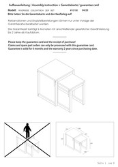 INSIDE75 RIVERSIDE COUCHTISCH 2ER SET 10190 Instructions De Montage