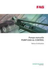 Schaeffler FAG PUMP1000-4L-CONTROL Notice D'utilisation