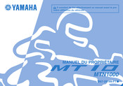 Yamaha MTN1000 2016 Manuel Du Propriétaire