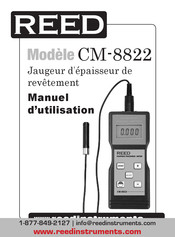 Reed CM-8822 Manuel D'utilisation