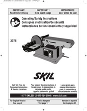 Skil 3376 Consignes D'utilisation/De Sécurité