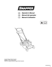 Briggs & Stratton SNAPPER 7800849B Manuel D'utilisation