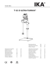 IKA T 65 D ULTRA-TURRAX Mode D'emploi