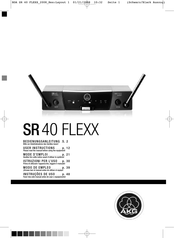 AKG SR40 FLEXX Mode D'emploi