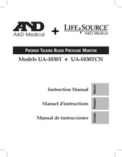A&D Medical UA-1030TCN Manuel D'instructions