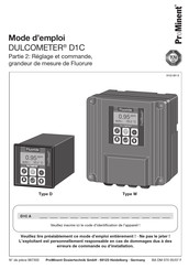 Prominent DULCOMETER D1C Mode D'emploi