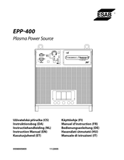 ESAB EPP-400 Manuel D'instructions