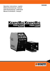 Kemppi KempoMig Feed 120R Manuel D'utilisation