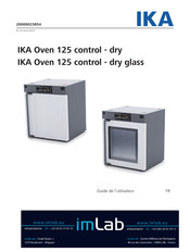 IKA Oven 125 control - dry Guide De L'utilisateur