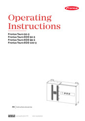 Fronius Tauro ECO 99-3 Instructions De Service