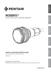 Pentair MICROBRITE 620424-EU Manuel D'utilisation