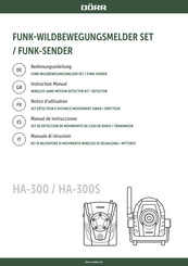 Dörr HA-300 Notice D'utilisation