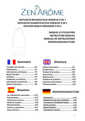 ZEN AROME Nuance Manuel D'utilisation