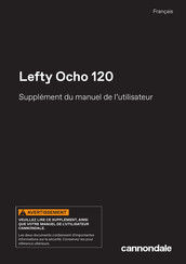 Cannondale Lefty Ocho 120 Supplément Du Manuel De L'utilisateur