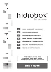 Absara Hidrobox LINE & MOON Serie Notice D'installation Et D'entretien