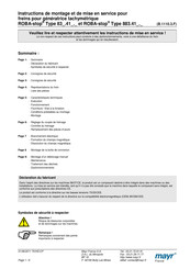 Mayr ROBA-stop 83 41 Serie Instructions De Montage Et De Mise En Service