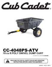 Cub Cadet CC-4048PS-ATV Guide D'assemblage