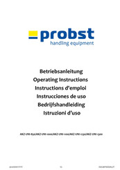 probst AKZ-UNI-1000 Instructions De Montage