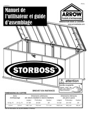 Arrow Storage Products STORBOSS Manuel De L'utilisateur Et Guide D'assemblage