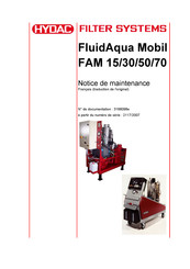 HYDAC FILTER SYSTEMS FluidAqua Mobil FAM 50 Notice De Maintenance