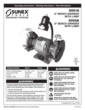 Sunex Tools 5002A Instructions D'utilisation