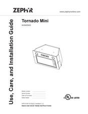 Zephyr Tornado Mini AK8400AS Guide D'utilisation, D'entretien Et D'installation