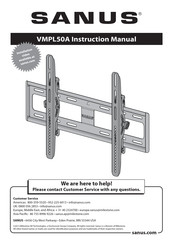 Sanus VMPL50A Manuel D'instructions