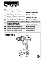 Makita DHP459RMJ Manuel D'instructions