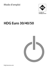 HDG Euro 40 Mode D'emploi