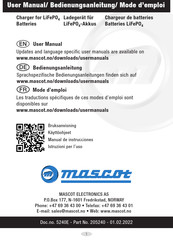 MASCOT 205240 Mode D'emploi