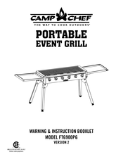 Camp Chef FTG900PG Instructions