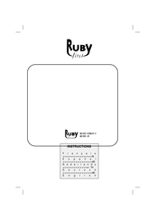 Ruby FIRST C Mode D'emploi