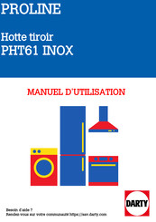 Proline PHT61 INOX Manuel D'utilisation