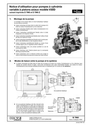 HAWE Hydraulik V30D Notice D'utilisation