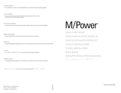 Humanscale M/Power Guide D'installation Rapide