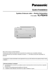 Panasonic VL-PS2410 Guide D'installation