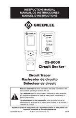 Greenlee Circuit Seeker CS-8000 Manuel D'instructions