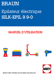 Braun Silk-épil 9 SkinSpa SES 9/980 Manuel D'utilisation