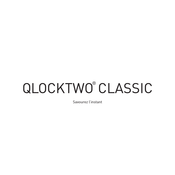 QLOCKTWO CLASSIC Mode D'emploi