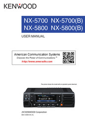 Kenwood NX-5800 Mode D'emploi