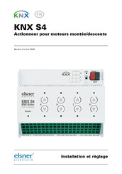 elsner elektronik KNX S4 Installation Et Réglage