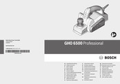 Bosch GHO 6500 Professional Notice Originale