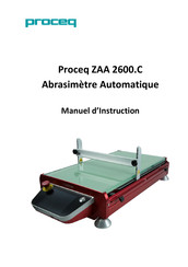 Proceq ZAA 2600.C Manuel D'instruction