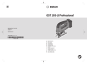 Bosch GST 185-LI Professional Notice Originale