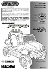 Peg-Perego RANGER RZR S Utilisation Et Entretien