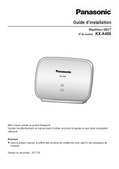 Panasonic KX-A406 Guide D'installation